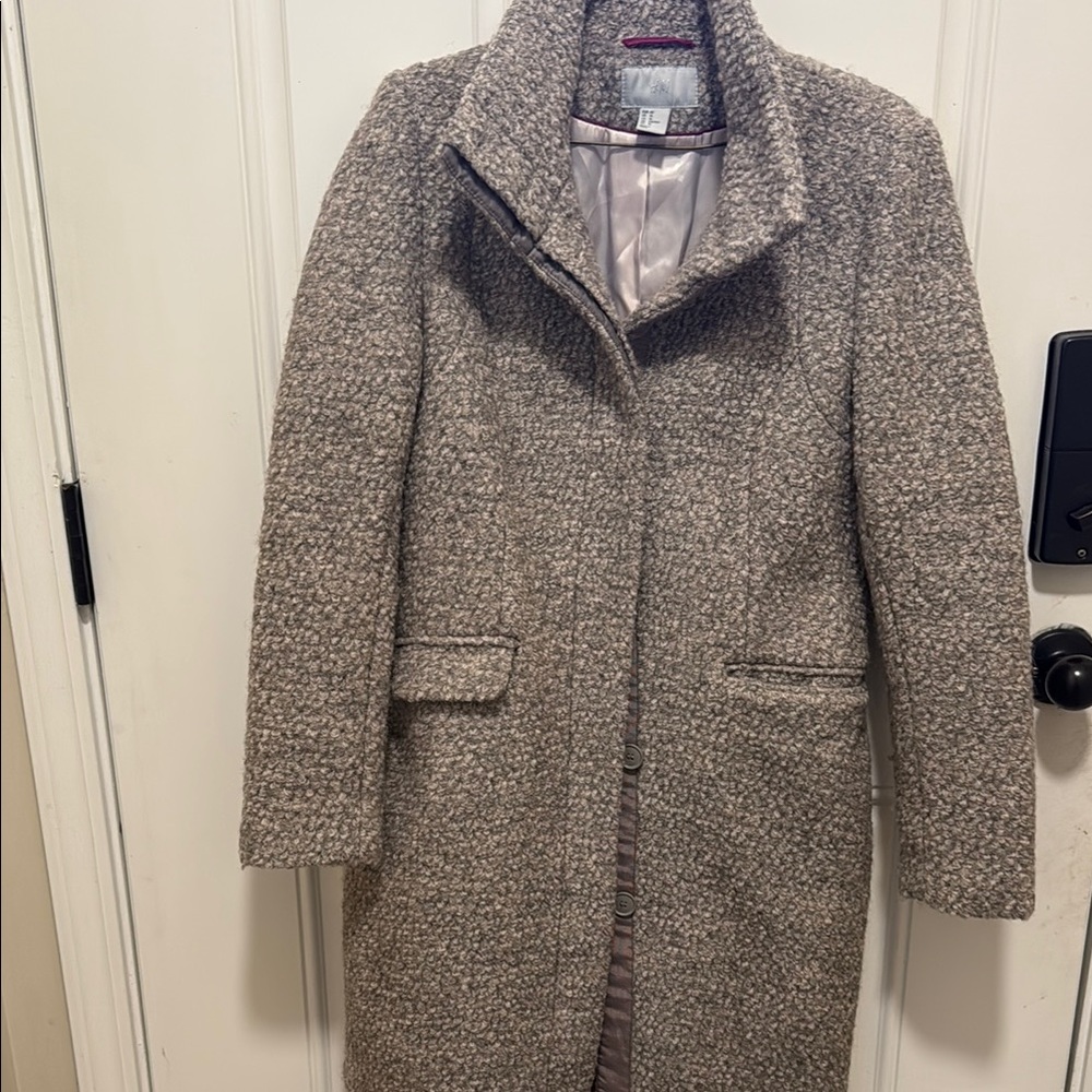 Tan Teddy Jacket with Classic Silhouette